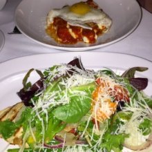 Gluten-free salad and pasta from Union Square Cafe